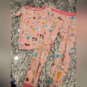 Little Sleepies Birthday Print Bamboo Pajamas